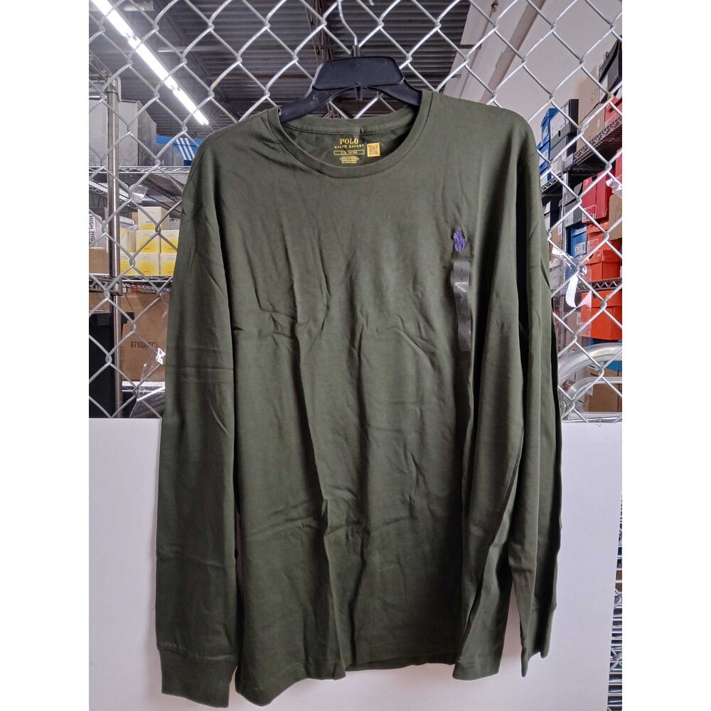 NWT Polo Ralph Lauren Men's Polo Shirt Olive Green  Classic Fit, Size Large